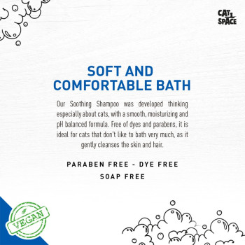 Cat Space Soothing Cat Shampoo, Moisturized, 300ml