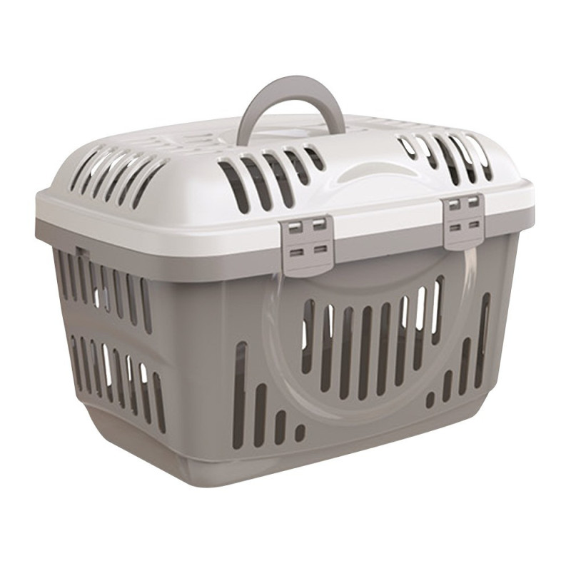 Georplast Rocket Pet Carrier, For Cat And Dog, Grey