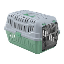 Georplast Spark Pet Carrier, For Cat And Dog, 48.5 x 33.5 x 31cm, Green