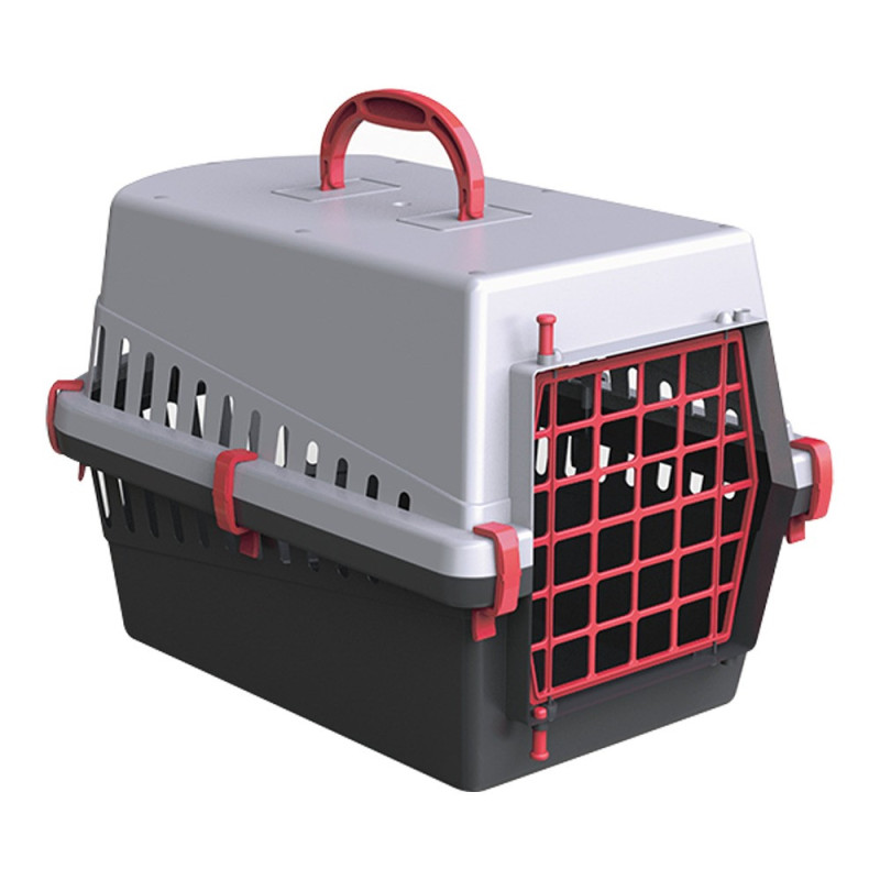 Georplast Transportino Pet Carrier, For Cat And Dog, 50 x 33 x 32cm, Red