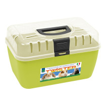 Georplast Twister Small Pets Transport Box, For Cat And Dog, Lime Green