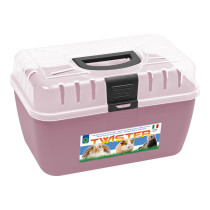 Georplast Twister Small Pets Transport Box, For Cat And Dog, Pink