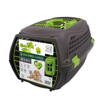 M-Pets Eco Giro Carrier, For Dog And Cat, Black And Green, Small