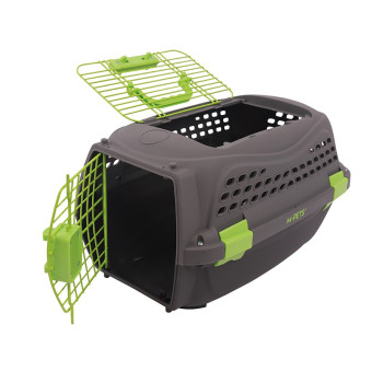 M-Pets Eco Giro Carrier, For Dog And Cat, Black And Green, Small
