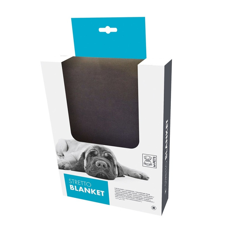 M-Pets Steretto, For Dog And Car Blanket, Medium, Black