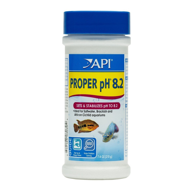 Api Proper Ph 8.2 Powder Ideal For Saltwater, Brackish And African CiChlid Aquariums, 210 Gram