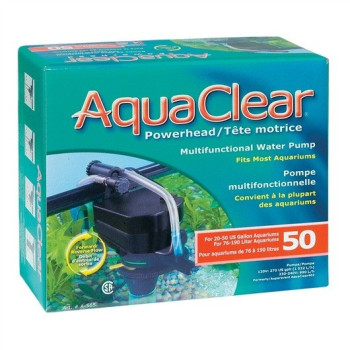 Aqua Clear 50 Power Head Multifunctional Water Pump, 190 Litres