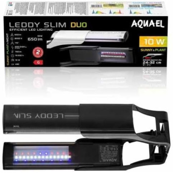Aquael Leddy Slim Duo Sunny And Plant And Night Black, 10W