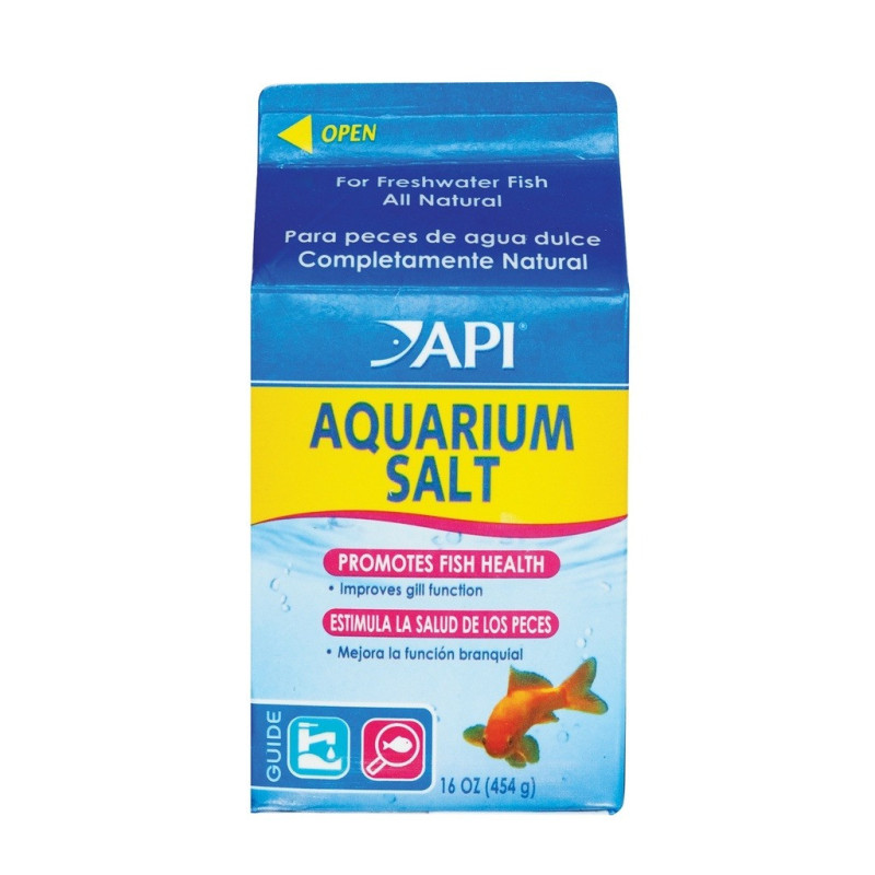 Api Freshwater Aquarium Salt, Promotes Fish Health, 454 Gram
