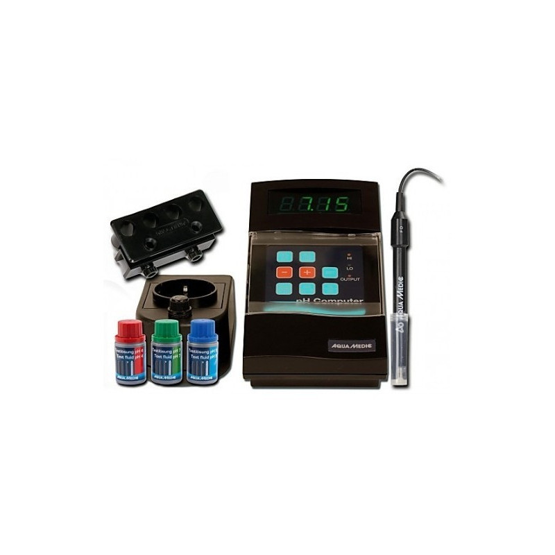 Aqua Medic Ph Computer-Set Monitor And Controller, Black/Blue, 201.00