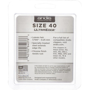 Andis Ultra Edge Detachable Detailed Grooming And Finishing Work, Size-15/1.2Mm