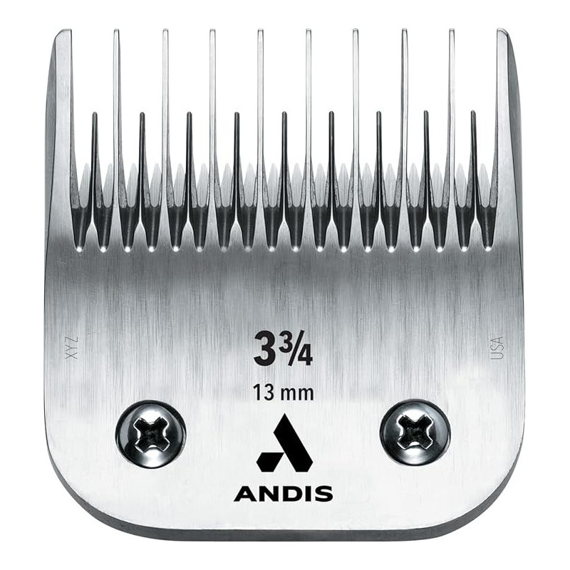 Andis Carbon-Infused Steel Ultraedge Dog Clipper Blade, Size-3-3/4-Inch, 13Mm