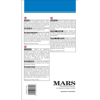 Api Super Activated Carbon Aquarium Canister Filtration Pouch, 210L