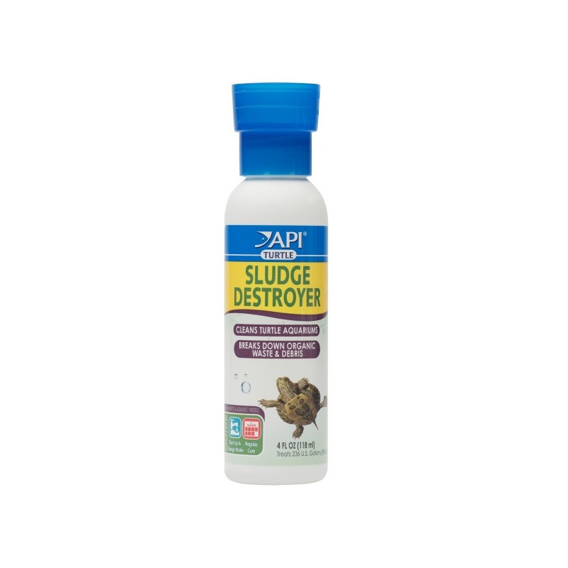 Api Turtle Sludge Destroyer For Clean Turtle Aquariums, 4Oz, 118Ml