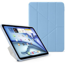 Pipetto Origami No1 For Apple Ipad Air 11 Inch Case M2 Ipad Air, 6Th/5Th/4Th Generation Smart Cover With 5 In 1 Stand, Light Blue