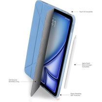 Pipetto Origami No1 For Apple Ipad Air 11 Inch Case M2 Ipad Air, 6Th/5Th/4Th Generation Smart Cover With 5 In 1 Stand, Light Blue