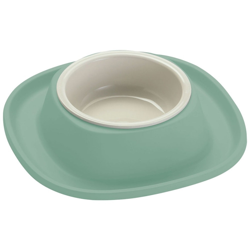 Georplast Soft Touch Plastic Single Bowl, Large (600Ml), Light Green