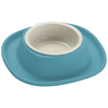 Georplast Soft Touch Plastic Single Bowl, Small (230Ml), Light Blue