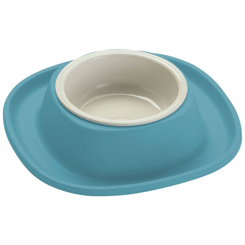 Georplast Soft Touch Plastic Single Bowl, Small (230Ml), Light Blue