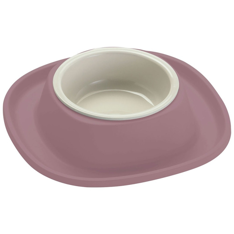 Georplast Soft Touch Plastic Single Bowl, Small (230Ml), Light Pink