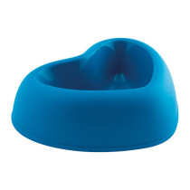 Georplast That'S Amore Plastic Pet Bowl, Large (26.5 x 22 x 6.5Cm), Blue