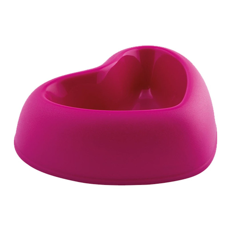Georplast That'S Amore Plastic Pet Bowl, Medium (21.5 x 18 x 6Cm), Pink