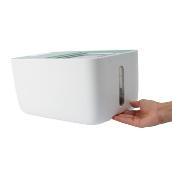 M-Pets Boxi Food Container, Non-Slip, 10 Liters (White)