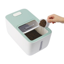 M-Pets Boxi Food Container, Non-Slip, 10 Liters (White)
