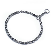 M-Pets Training Chain Collar, Silver, Large (55 cm)