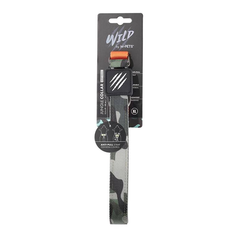 M-Pets Wild Jungle Collar, For Dog, XL (2.5 x 51-58 cm)