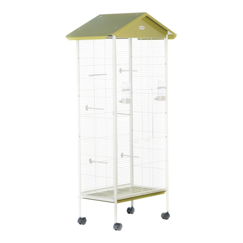 Zolux Arabesque Aviary Jeanne Durable And Weather-Resistant, Olive