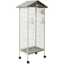 Zolux Arabesque Aviary Jeanne Spacious And Comfortable, Taupe