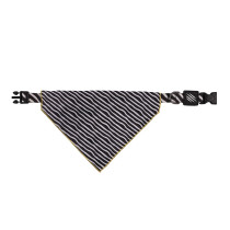 M-Pets Wild Safari Bandana Collar, For Dog, XS (1.5 x 21 -26 cm), Black/White