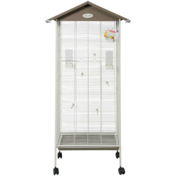 Zolux Arabesque Aviary Jeanne Spacious And Comfortable, Taupe