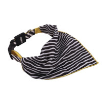 M-Pets Wild Safari Bandana Collar, For Dog, XS (1.5 x 21 -26 cm), Black/White