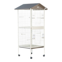Zolux Arabesque Aviary Mathilde Durable And Weather-Resistant, Taupe
