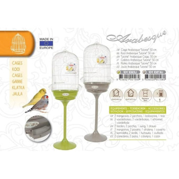 Zolux Arabesque Cage Leonie Spacious And Comfortable, Olive