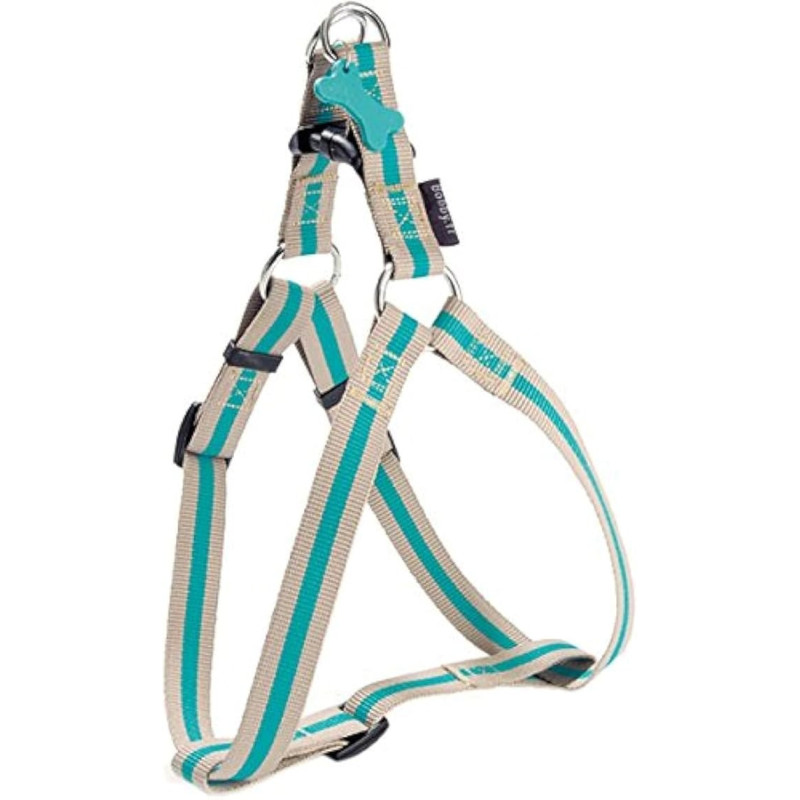 Bobby Arlequin Classic Nylon Harness, Beige, Small
