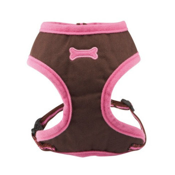 Bobby Arlequin Fancy Harness Comfortable Fit, Maroon, Large