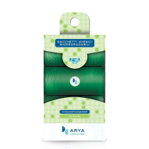 Lindocat Arya Poop Bags Refill Biodegradable, 3 x 15 Bags