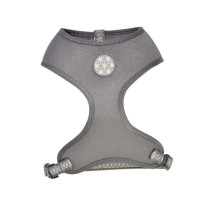 Bobby Asanoha T-Shirt Harness For Cats, Grey, Large Size