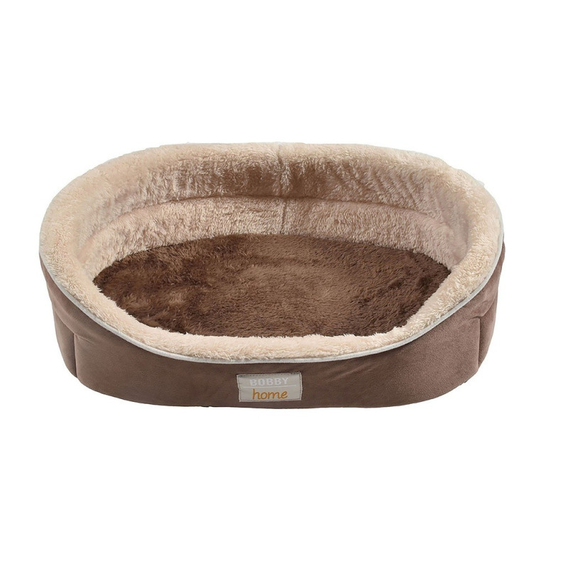 Bobby Astride Basket Taupe Colour Bed For Cats And Dogs, Size 60 Cm
