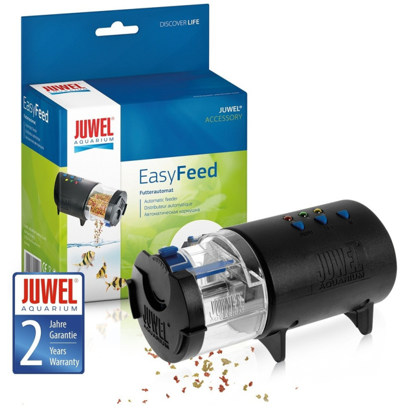 Juwel Aquarium Automatic Fish Aquatic Animals Feeder, Black