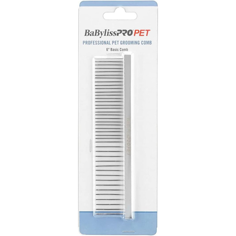Babyliss Pro Pet Professional Grooming Comb 6 Inch Basic