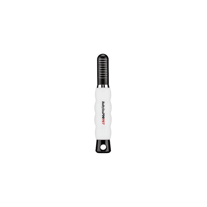 Babyliss Pro Pet Dematting Dog Rake For All Size Breeds, Black/White