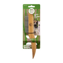 Mikki Bamboo Material Anti-Tangle Pet Grooming Comb Flea