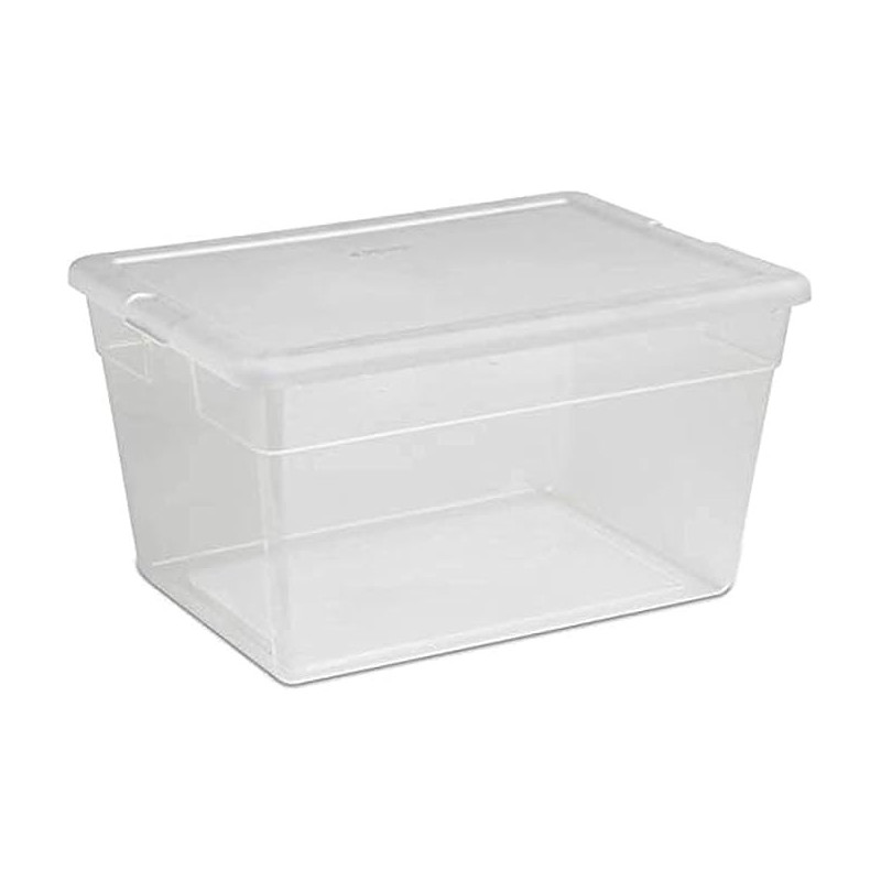 Sterilite 56 Quart Storage Box, Clear