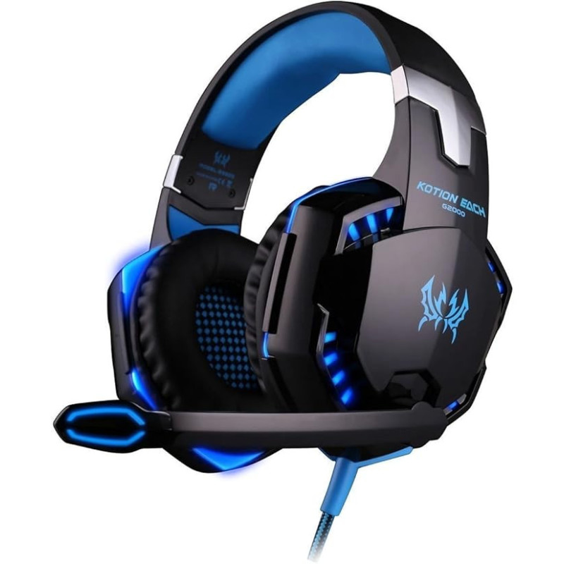 Kotion Each Over Ear Gaming Wired Headphones For PS4, PS5, XOne, XSeries, NSwitch And PC