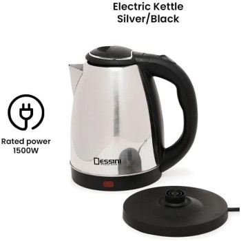 Dessini Stainless Steel Electric Kettle 1500 W 888 Silver/Black