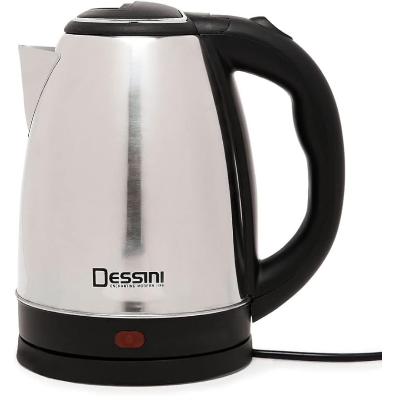 Dessini Stainless Steel Electric Kettle 1500 W 888 Silver/Black